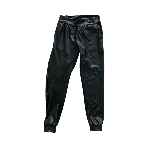 Commando Black Faux Leather Joggers Size S - Picture 4 of 6